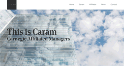Desktop Screenshot of caram.com